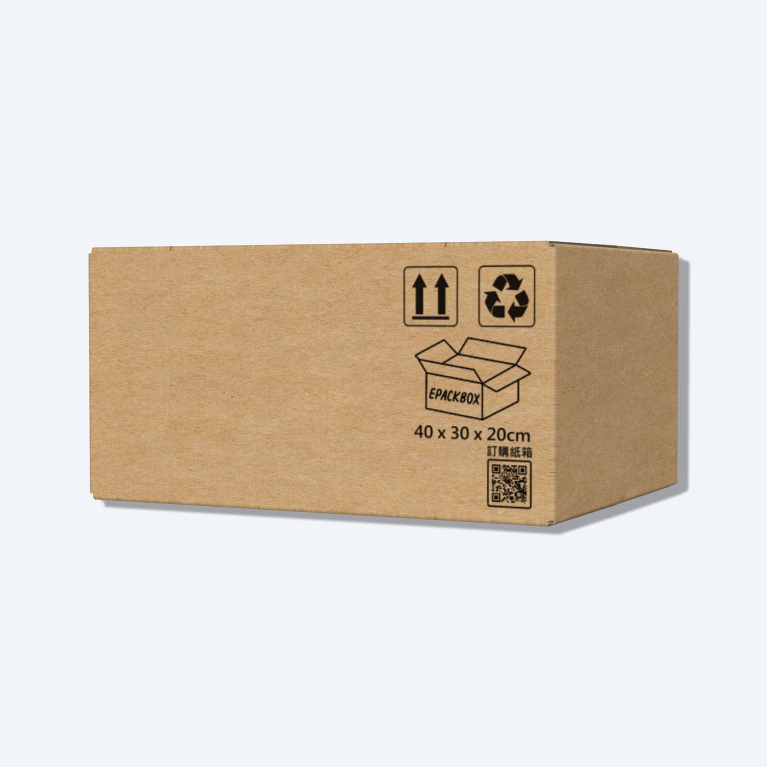 順豐F4尺寸紙箱展開圖，其尺寸符合順豐速運的包裝標準，展示折疊和組裝方式。