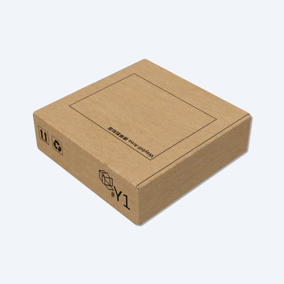 堅固的啡色順豐速運Y1尺寸紙箱正面圖，這款快遞紙箱專為順豐速運設計。