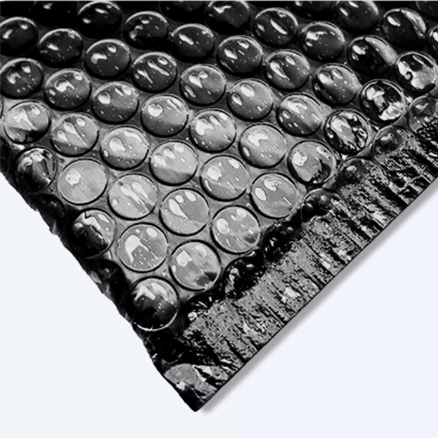 自黏式閉合的氣珠膠袋展示，加強防撞氣珠膠，適合電商郵寄包裝使用。